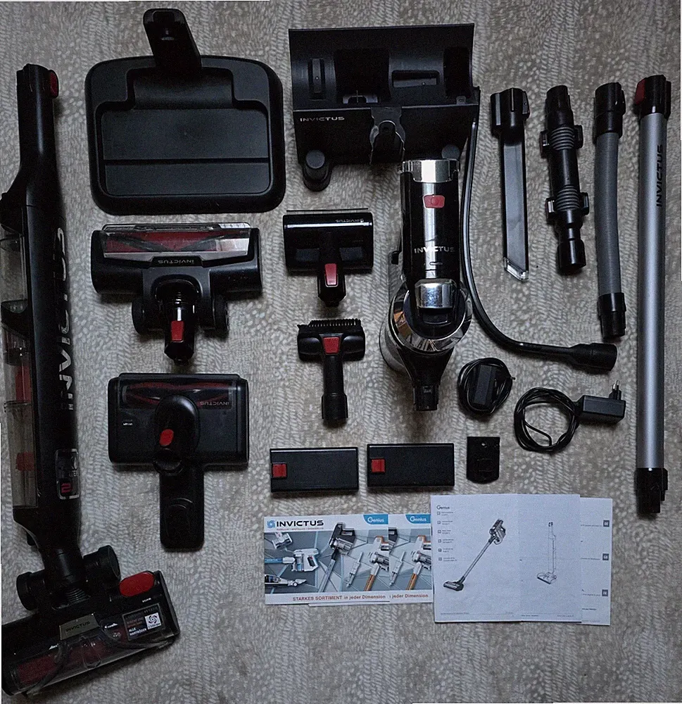 Genius Invictus X9 Set – Akku-Staubsauger & X Water Nassreiniger + 2 Akkus