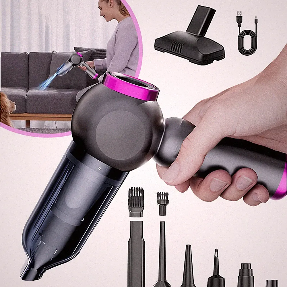 Handstaubsauger 22000Pa Mini Akku Staubsauger Kabellos 4-In-1 Autostaubsauger