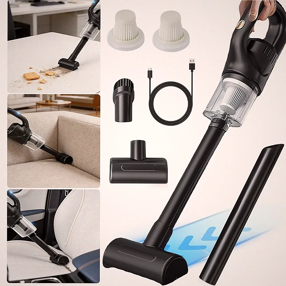 Handstaubsauger Akku 50000PA Kabellos Autostaubsauger Staubsauger für Haus/Küche