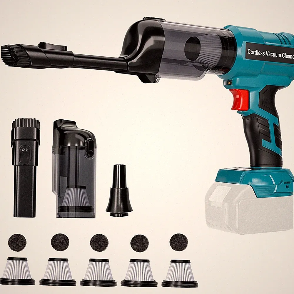 Handstaubsauger für Makita 18V-Akku 240W kabellos kompakt Home & Autostaubsauger