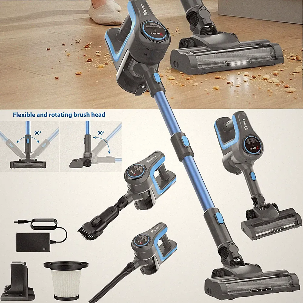 Hoover akku staubsauger,40000Pa 6 in 1 Staubsauger Kabellos,Staubsauger,35 Min