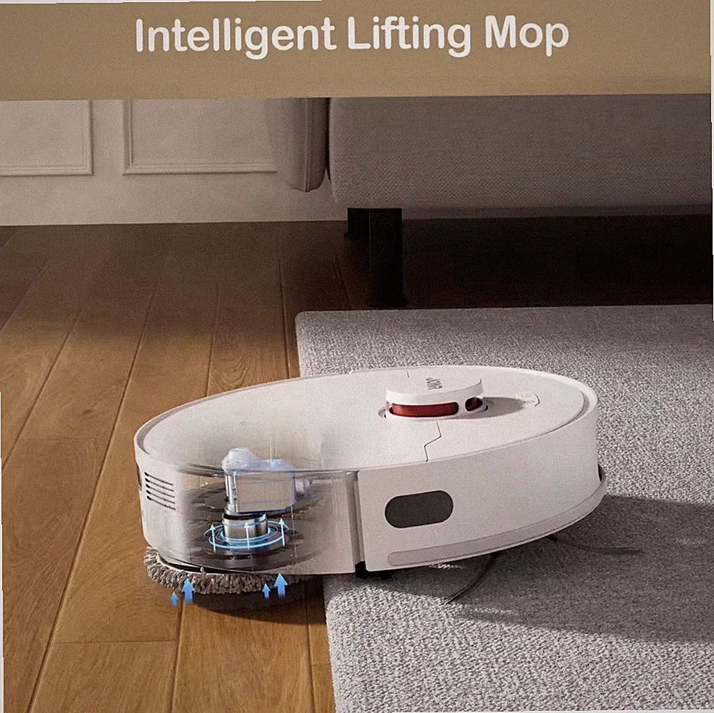 JONR P20 Pro Staubsaugerroboter Wischfunktion Reinigungsstation weiß