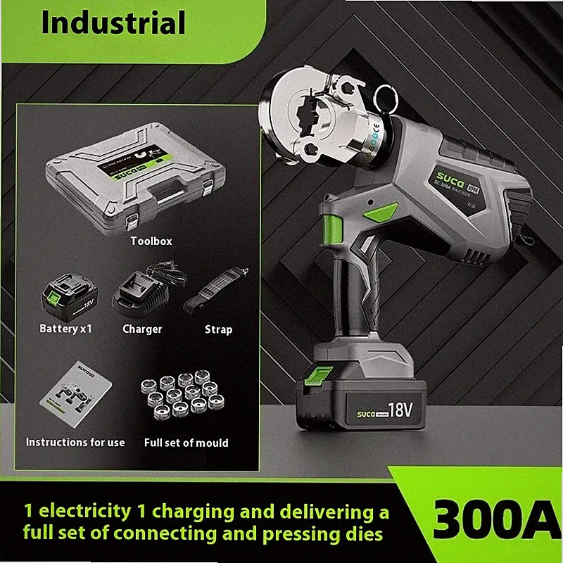 Kabellose automatische Crimpzange SC-400A 18V 4Ah