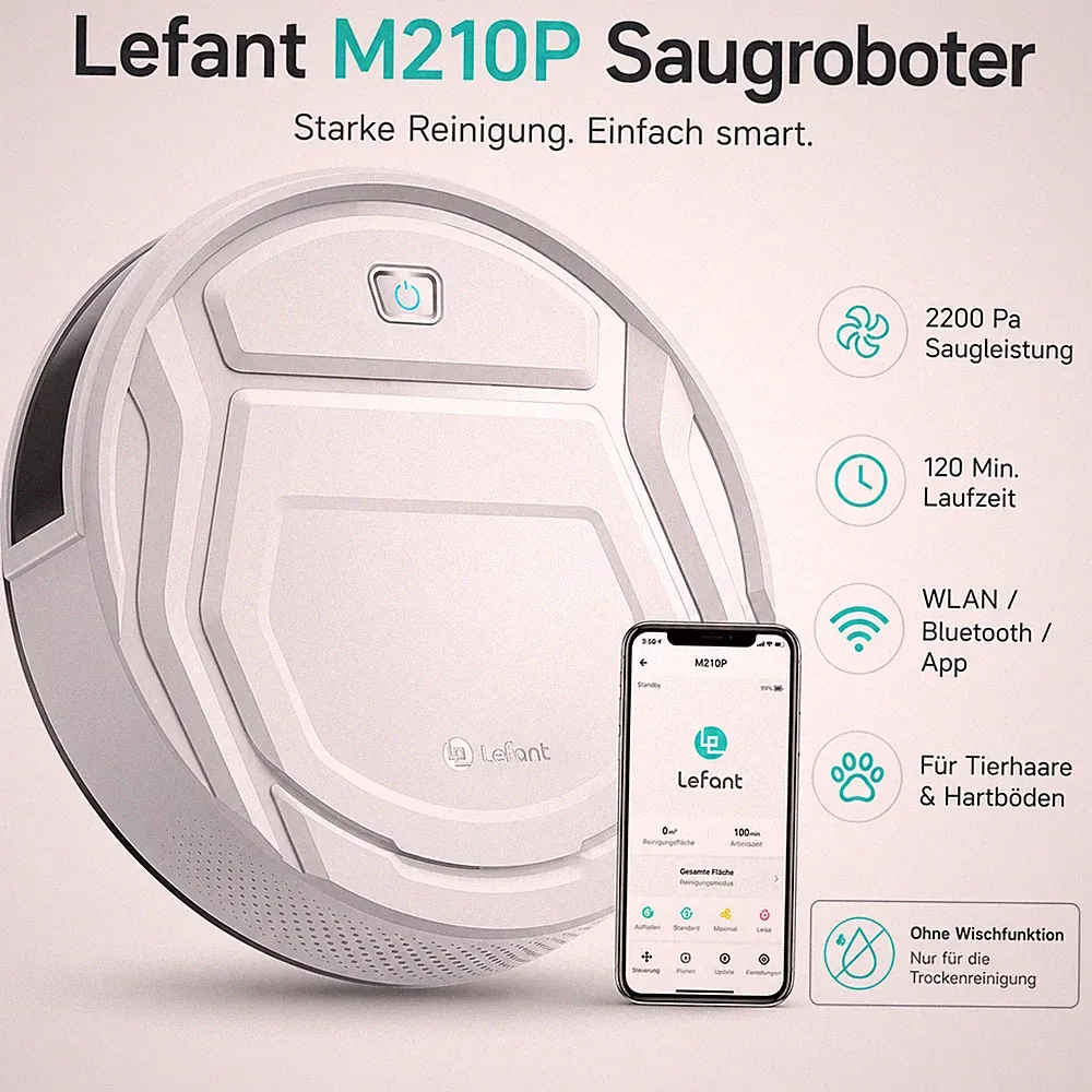 Lefant M210P Saugroboter