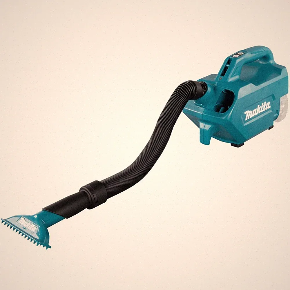 Makita DCL184Z Akku-Staubsauger Fahrzeugreinigung Gebläse Düsen Fugen blau