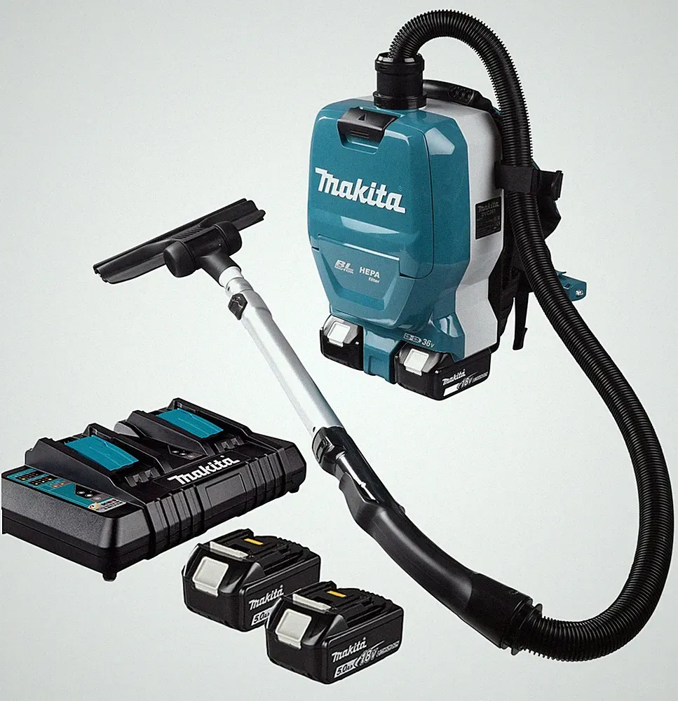 Makita DVC 261ZX15 Akku-Rucksackstaubsauger