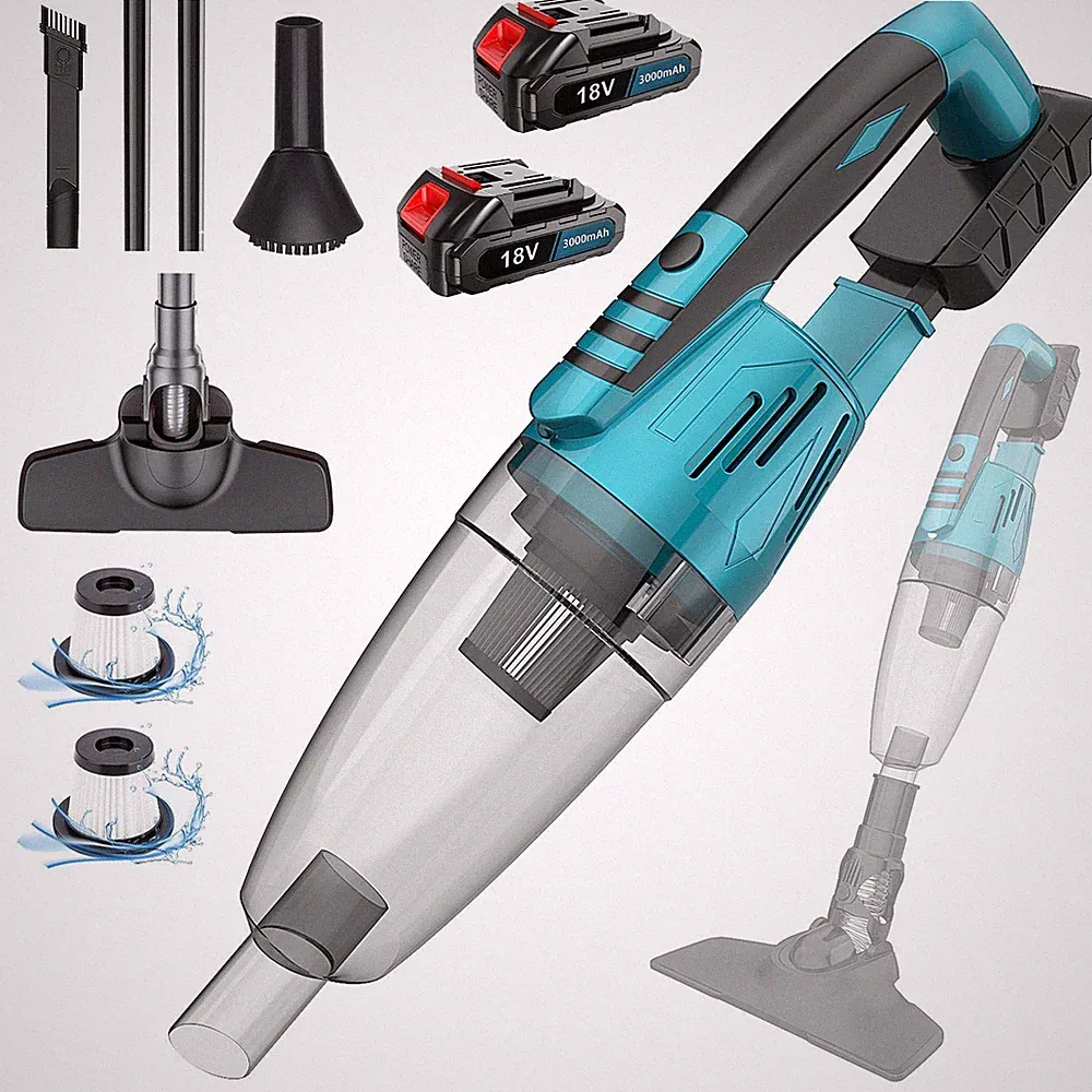 MAWIRON Akku Staubsauger für Makita 18V mit HEPA-Filter