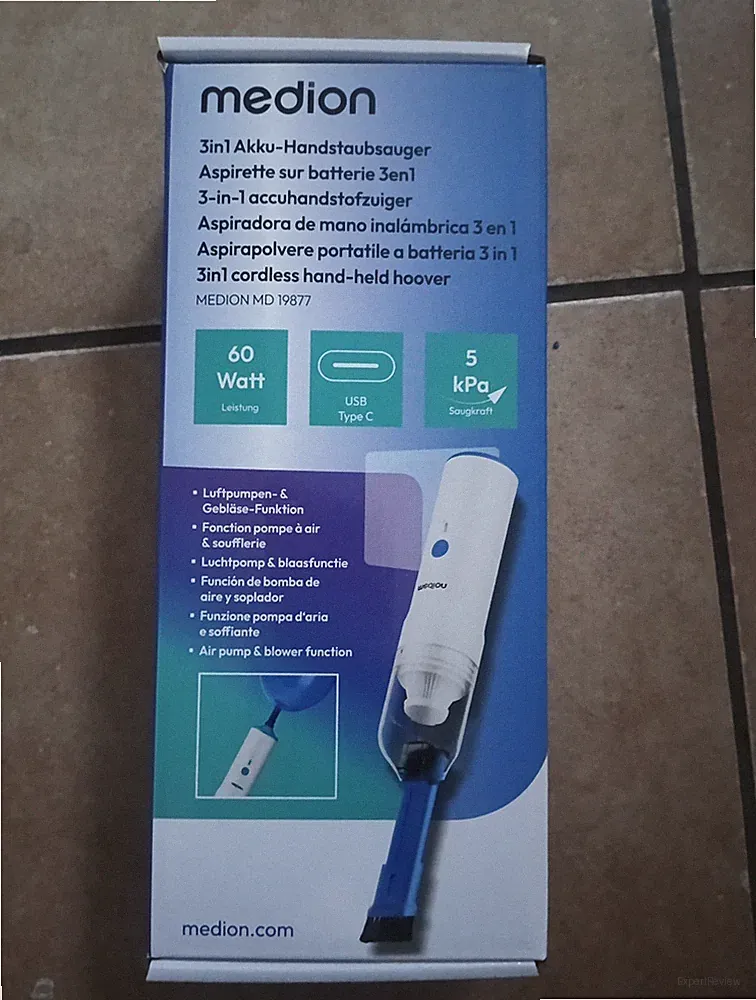 MEDION Handstaubsauger 3in1 Akku