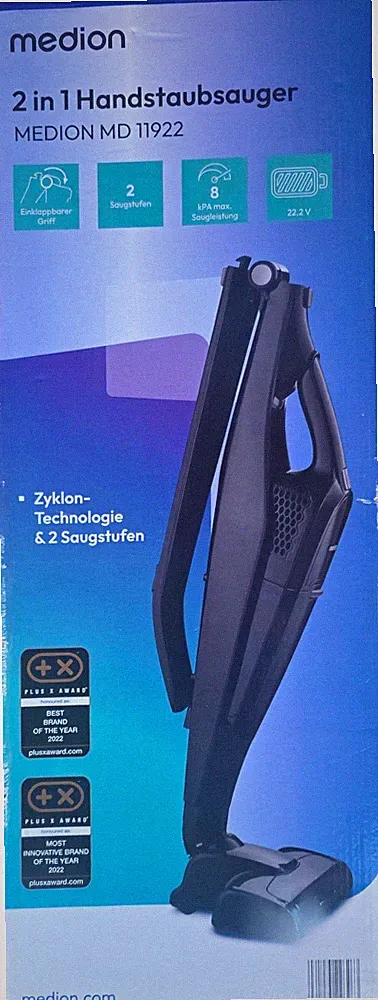 Medion MD 11922 Handstaubsauger 2-in-1 – Kabellos & kompakt