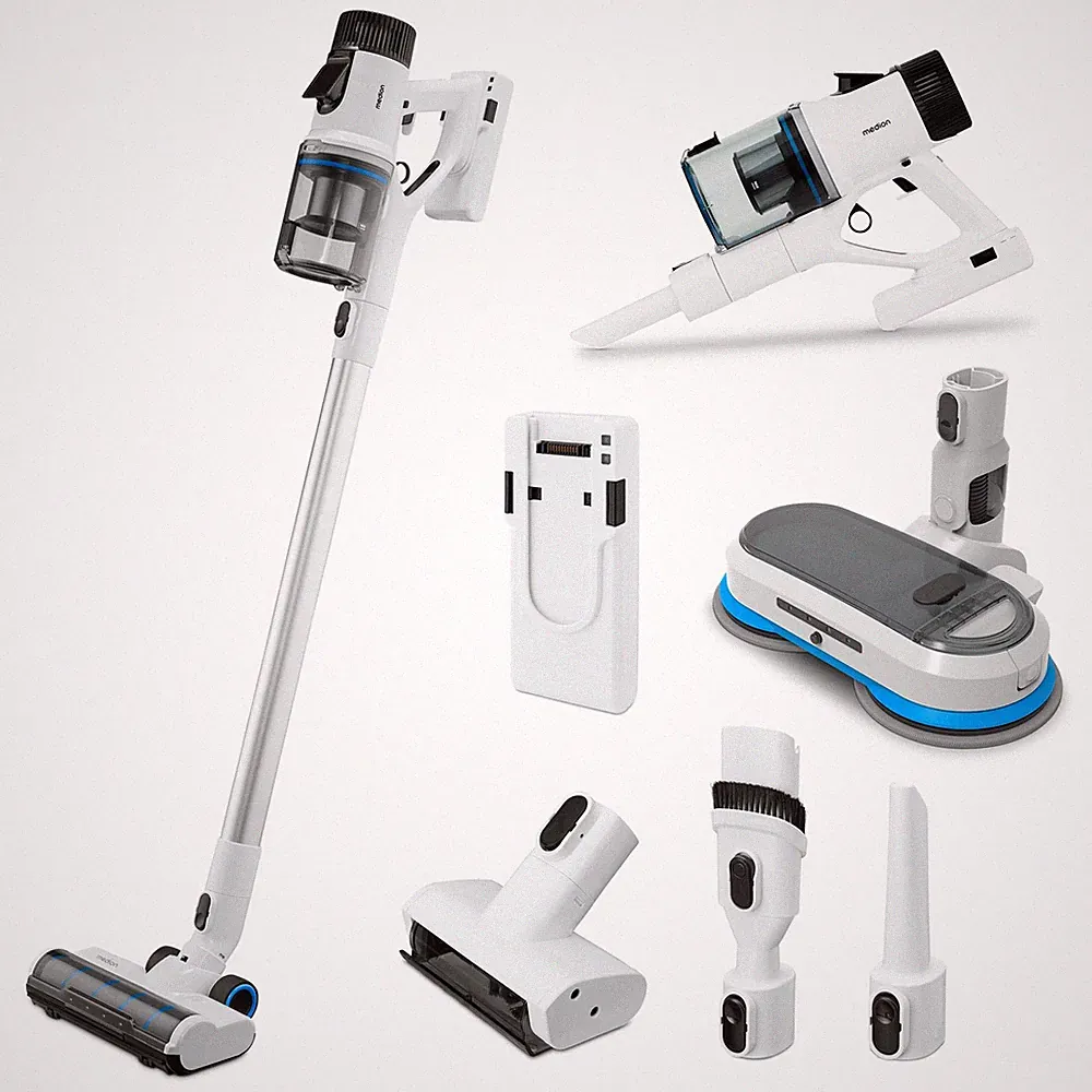 MEDION | P400 W+ | Akku-Staubsauger mit Wischfunktion GWN9-138