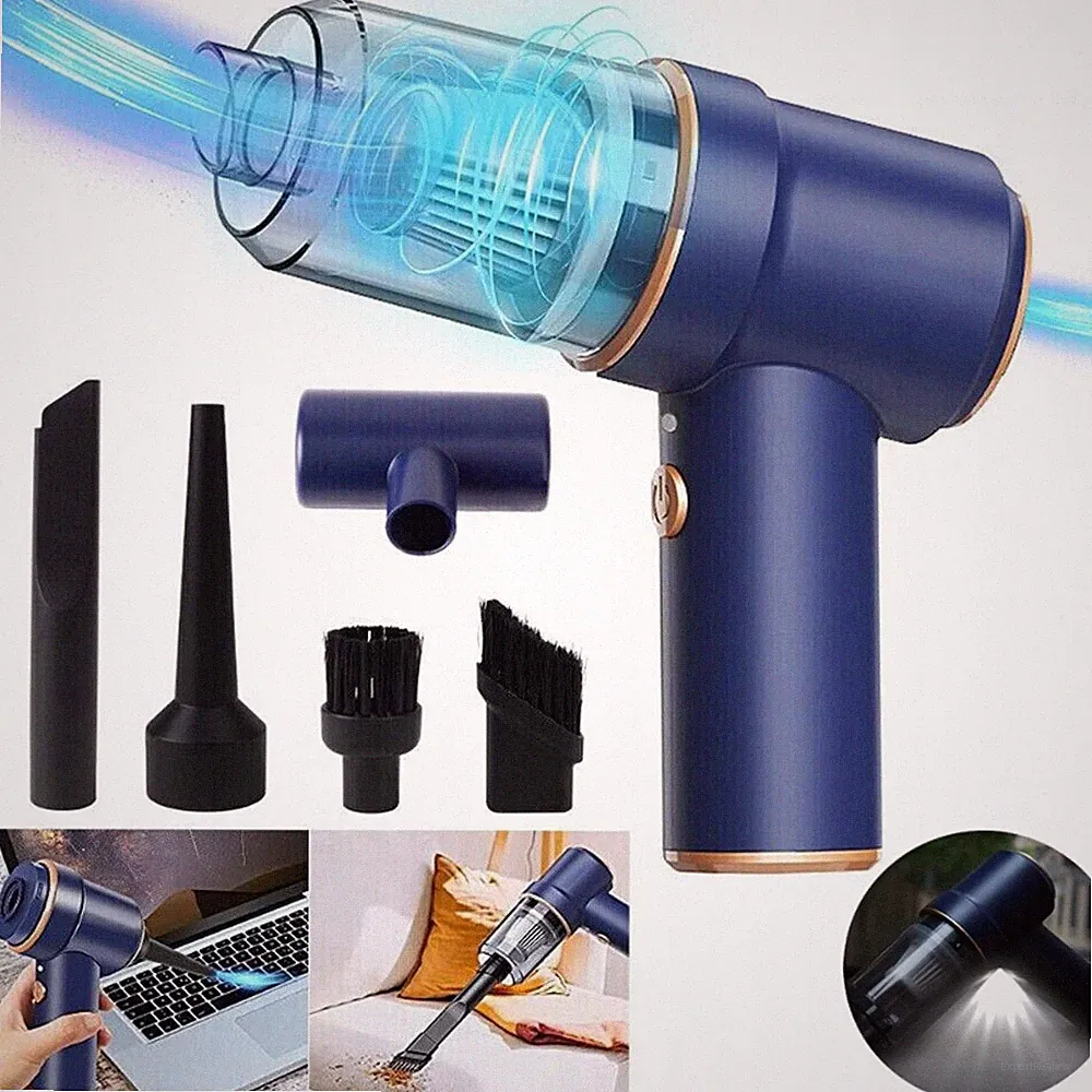 Mini Handstaubsauger,Auto Staubgebläse Druckluft, Akku USB Kabellose Staubsauger