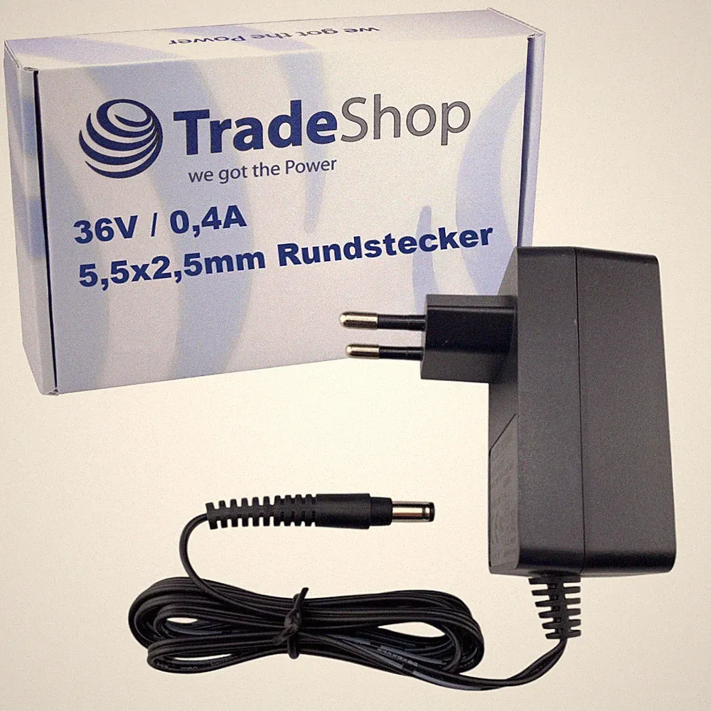 Netzteil Ladegerät Ladekabel 36V 0,4A für viele Rowenta Akku-Staubsauger