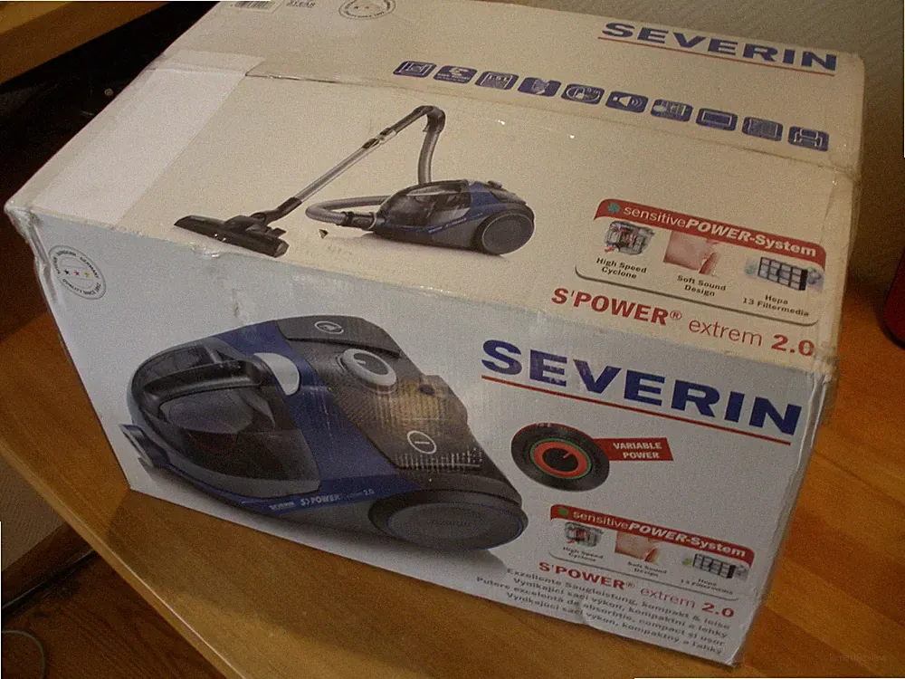 NEU Severin CY 7086 Beutelloser ZYKLON Staubsauger S Power 2 mit HEPA H13 Filter