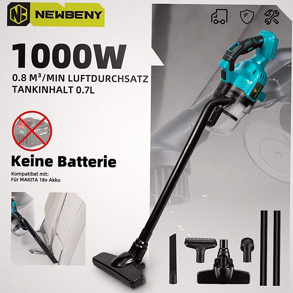 NEWBENY Akku Handstaubsauger für Makita 18V