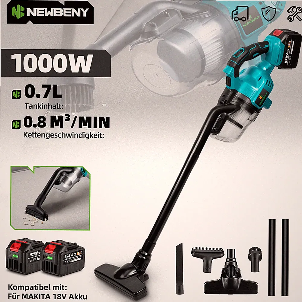 NEWBENY Akku Staubsauger für Makita