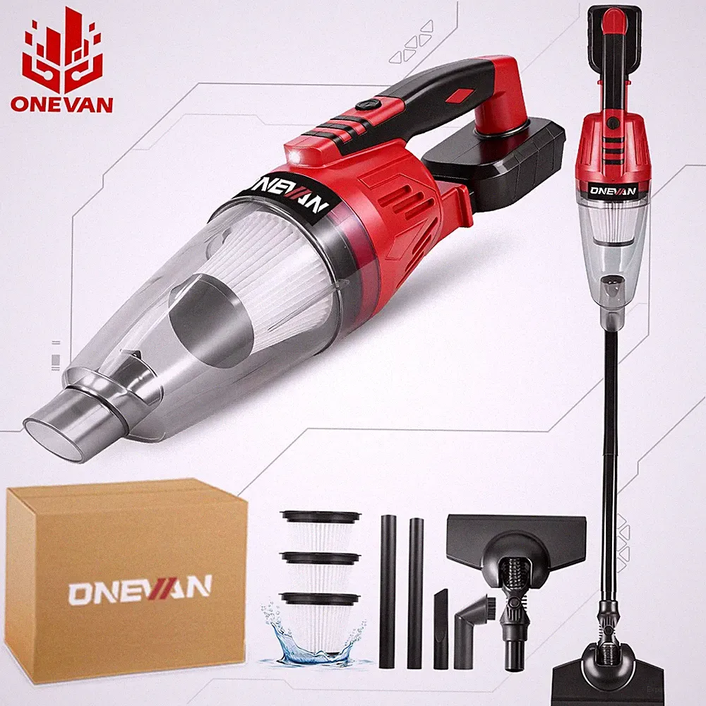 ONEVAN Für Makita 18V Akku Staubsauger Handstaubsauger kabellos Sauger Auto