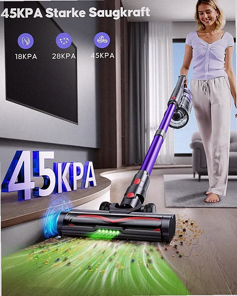 POWERFFY Knight 10 Akku Staubsauger kabellos ähnlich Dyson Akku Sauger - NEU!