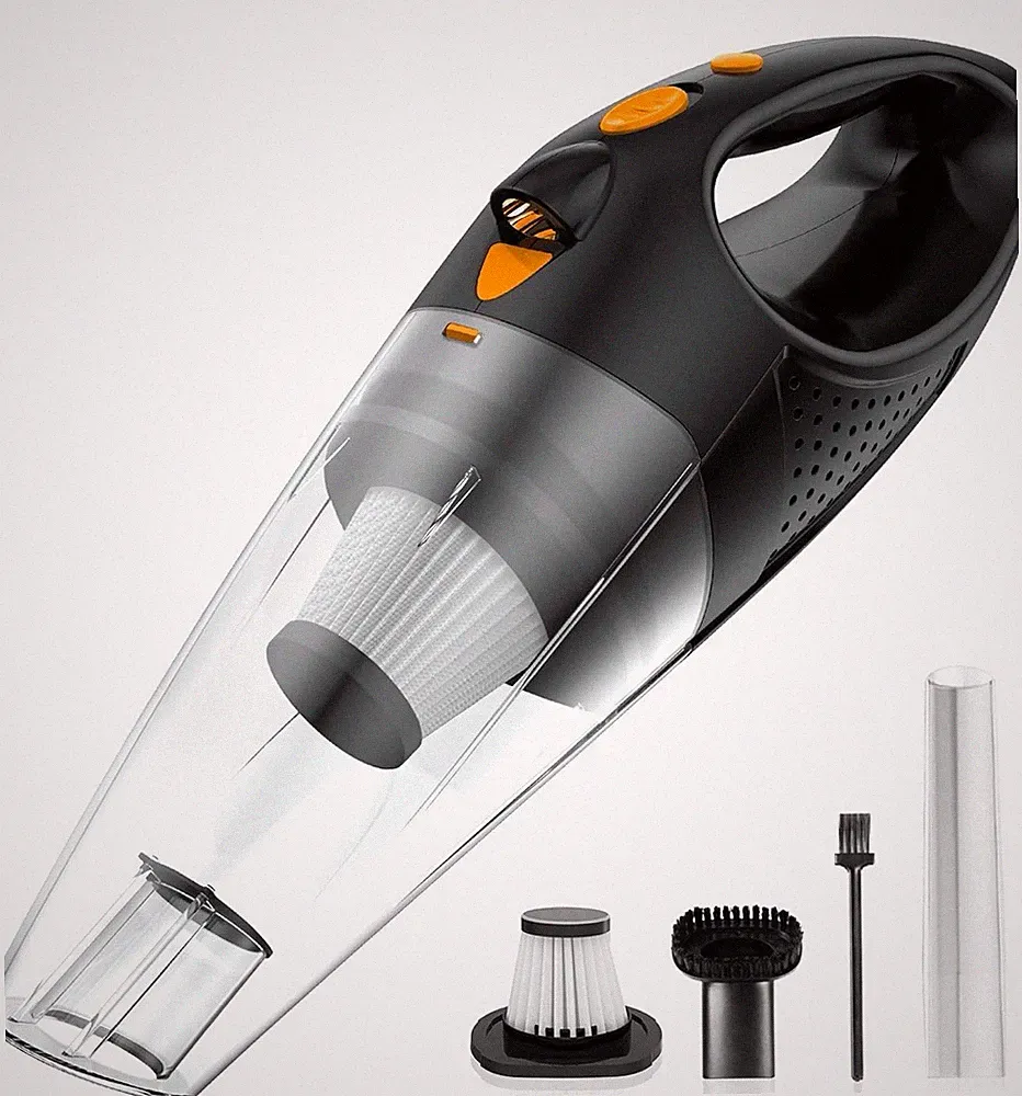 Powools Handstaubsauger kabellos mit 2 Filtern, Autostaubsauger High Power