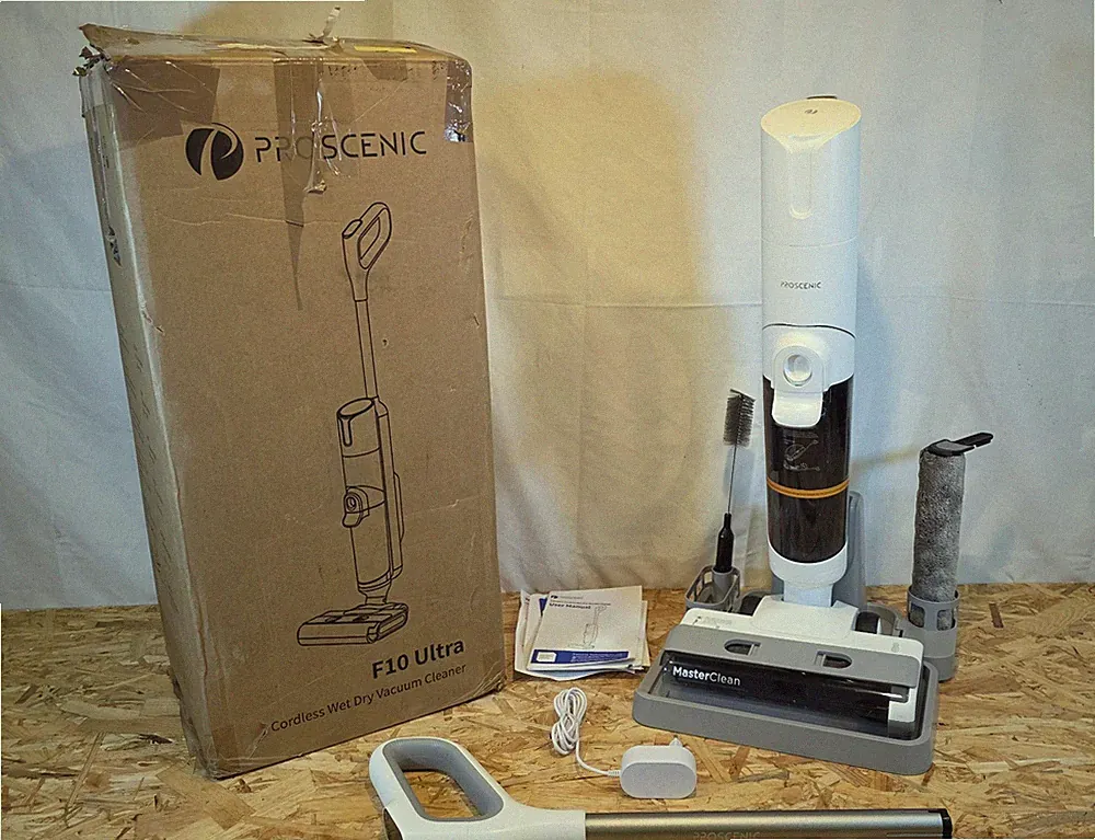 Proscenic F10 Ultra Nass Trockensauger Akku, Staubsauger mit Wischfunktion
