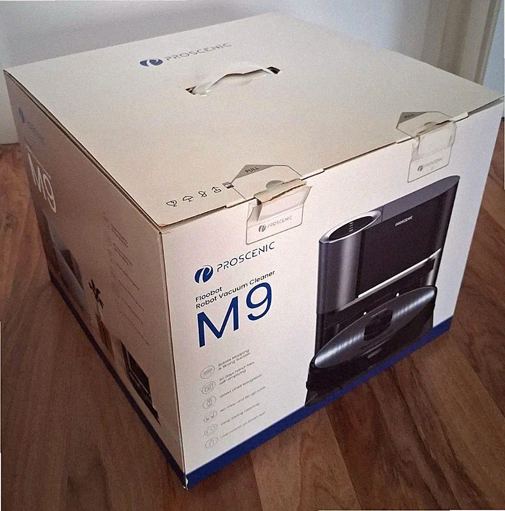Proscenic M9 Staubsaugerroboter mit Wischfunktion, Fernbedienung & Zubehör