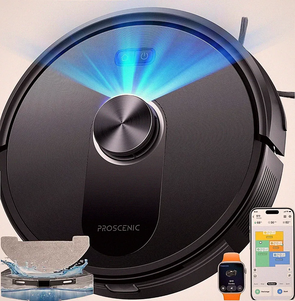 Proscenic Q10 Saug- & Wischroboter – 10.000 Pa – LiDAR – App-Steuerung