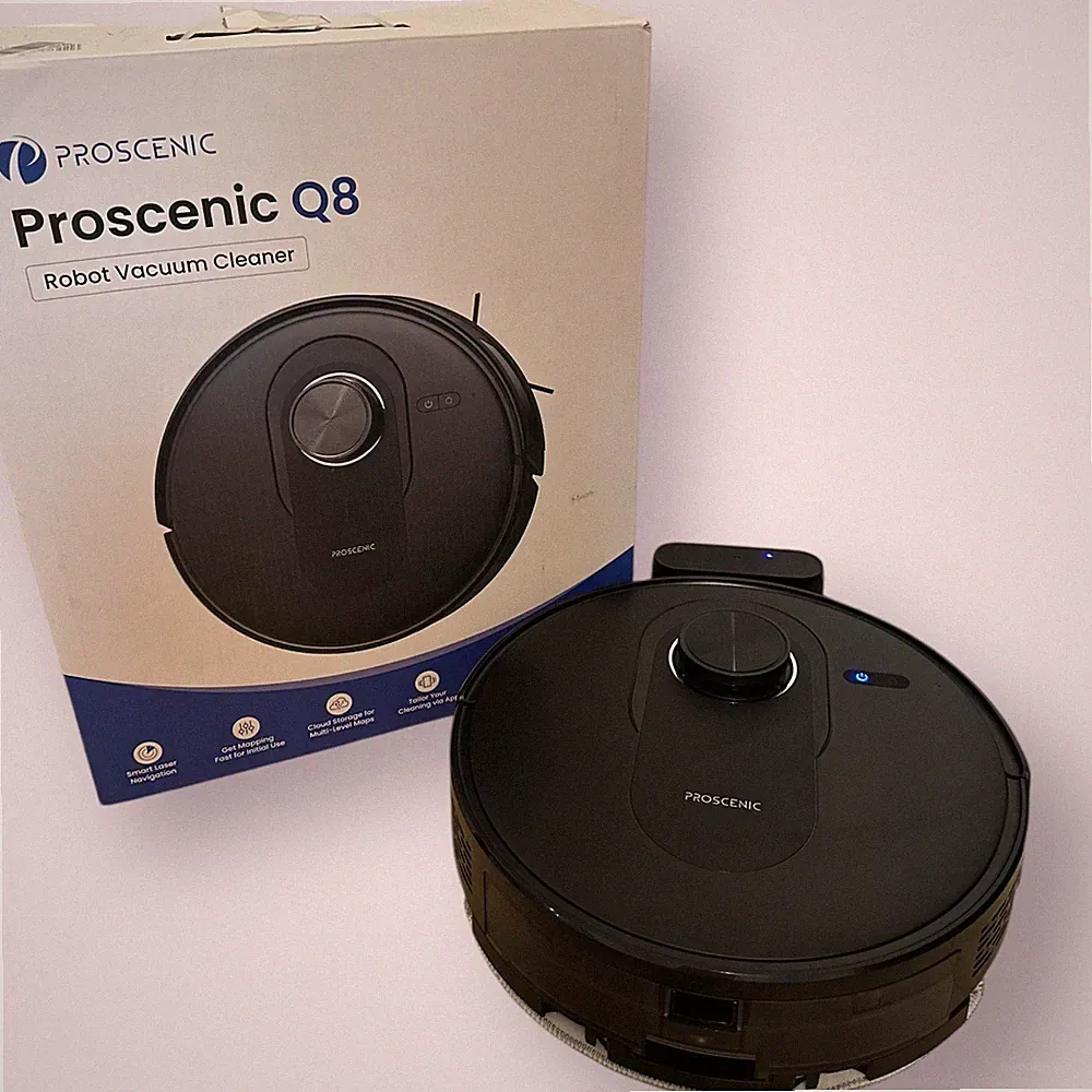Proscenic Q8 Max Saugroboter mit Wischfunktion 6000PA Staubsaugerroboter WLAN