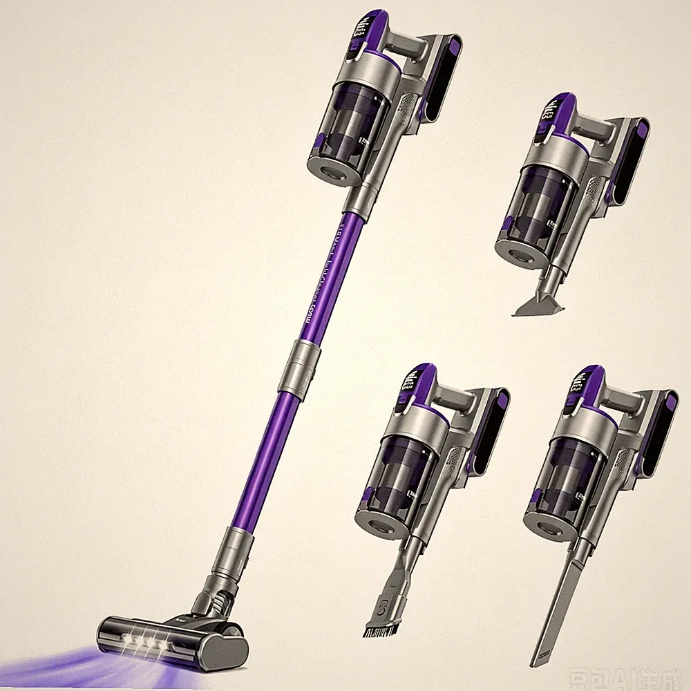 Redkey X18 Akku Staubsauger,8-in-1 Staubsauger Kabellos,33KPa,500W,65Mins