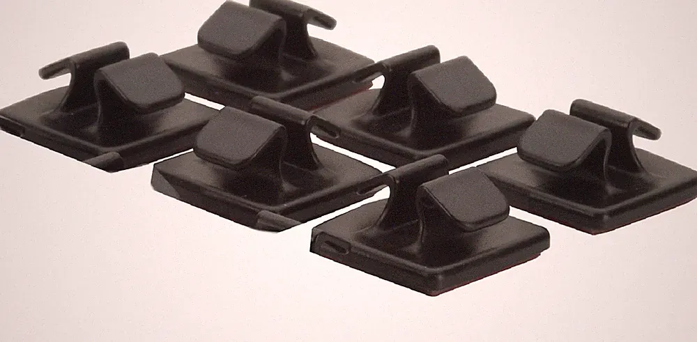 Richter Kabel Clips Klemmen Kabelhalter 6 x selbstklebend HR-IMOTION 569 103 01