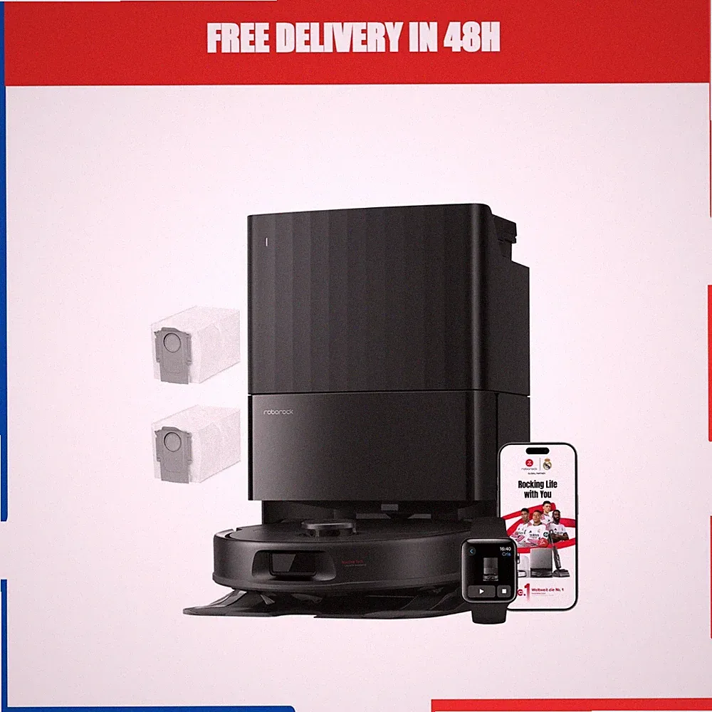 roborock QV 35A Saugroboter Wischfunktion 8.000 Pa LiDAR