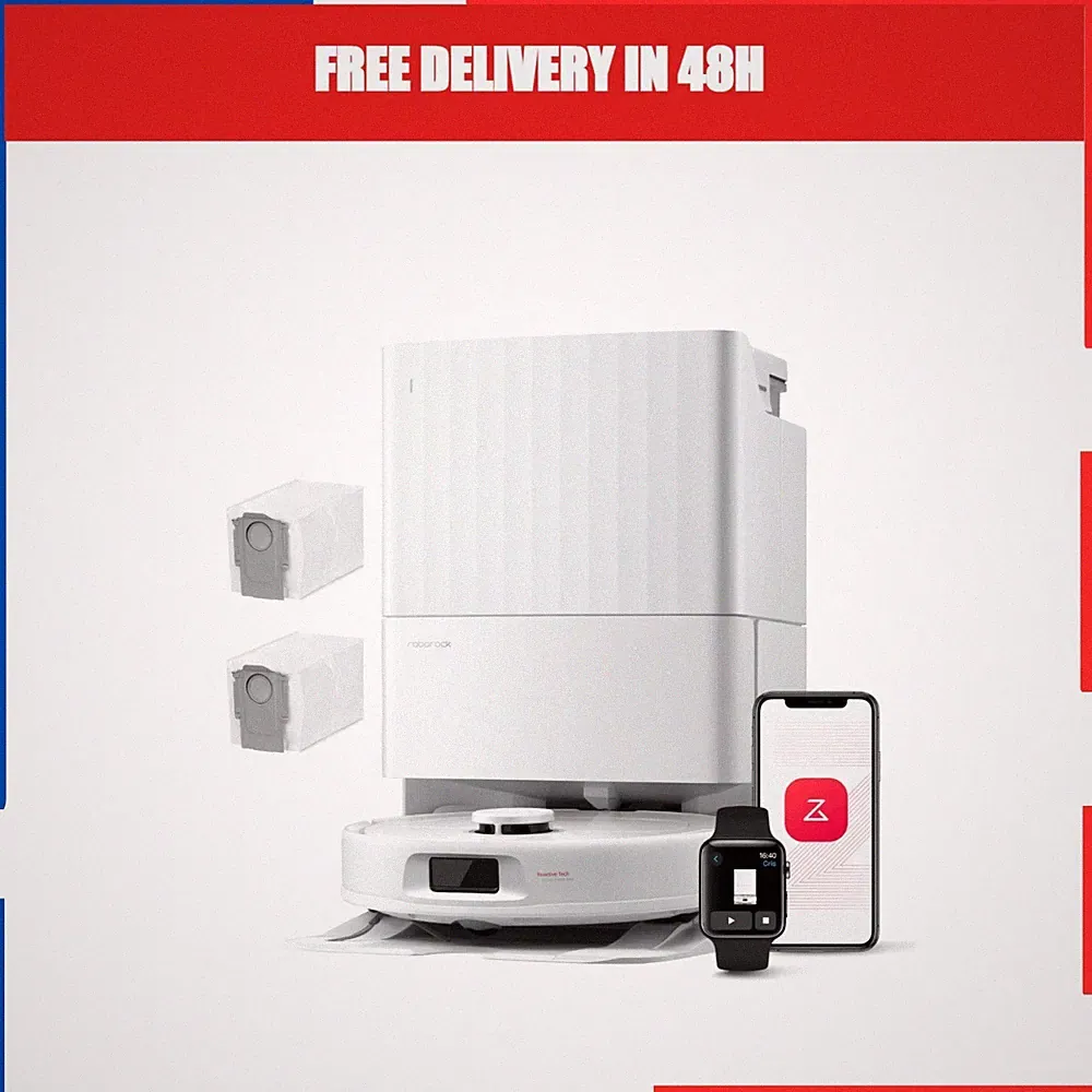 Roborock QV 35A Saugroboter Wischfunktion 8000 Pa LiDAR Dock