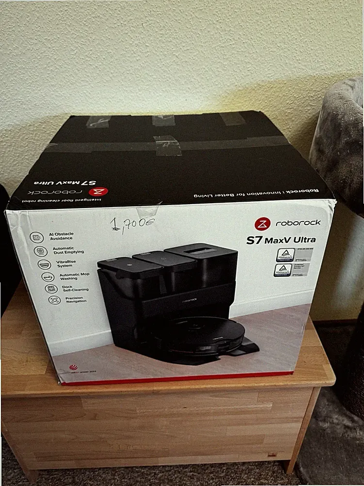 Roborock S7 Max Ultra Saugroboter - Schwarz