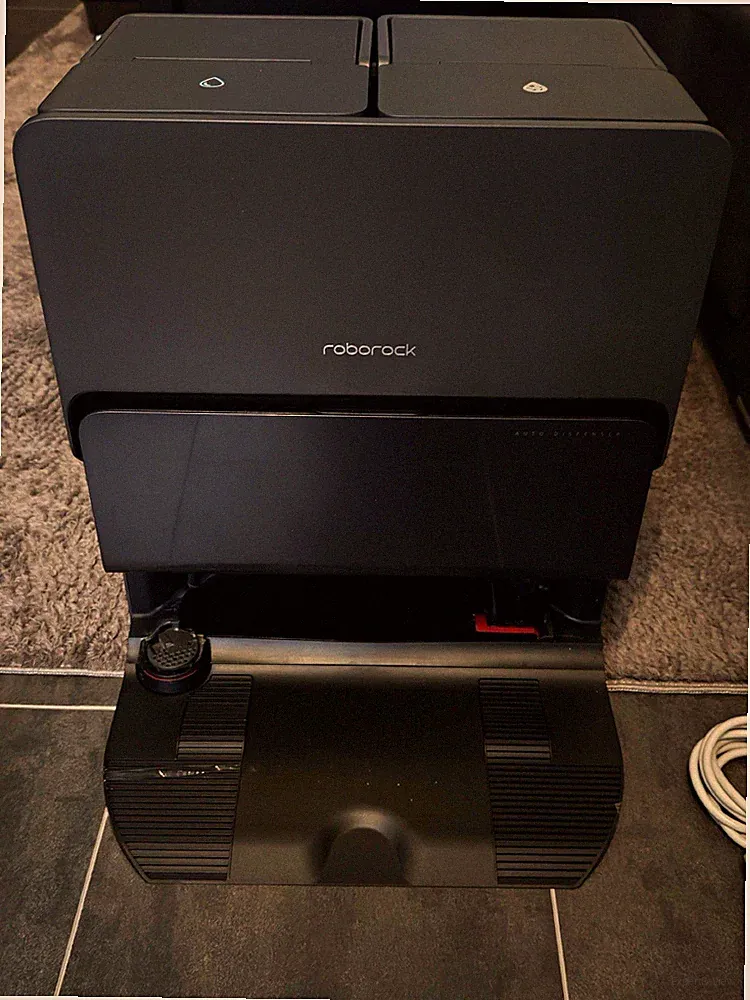 Roborock S8 MaxV Ultra Staub & Wischroboter mit Absaugstation, Schwarz