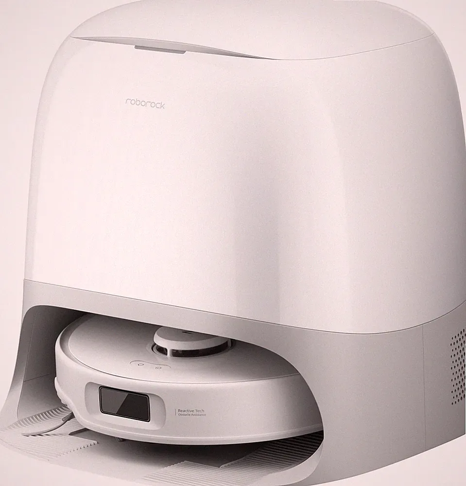 ROBOROCK Saugroboter Qrevo Curv 5A1 Wischfunktion Reinigungsstation weiß
