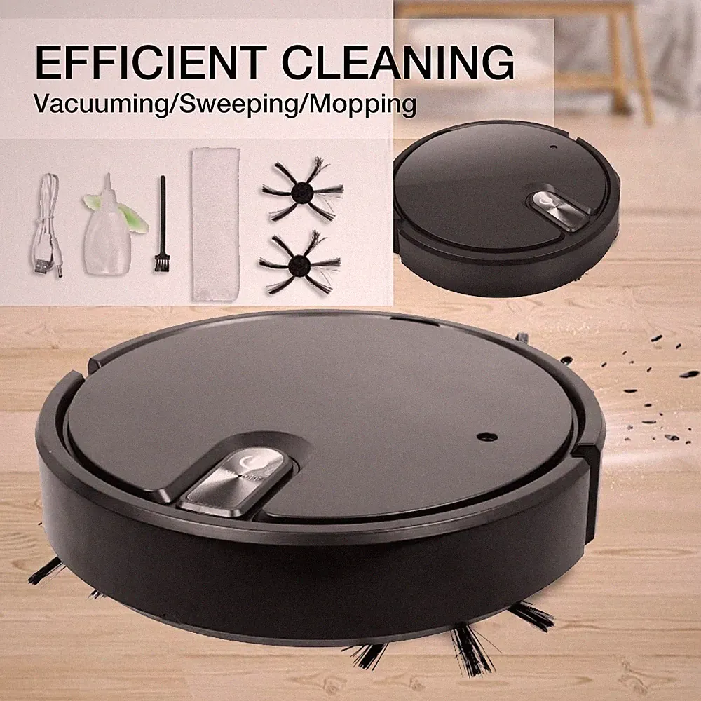 Roboter Saugroboter mit Wischfunktion Smart Reinigungsroboter Kehrroboter 1500Pa