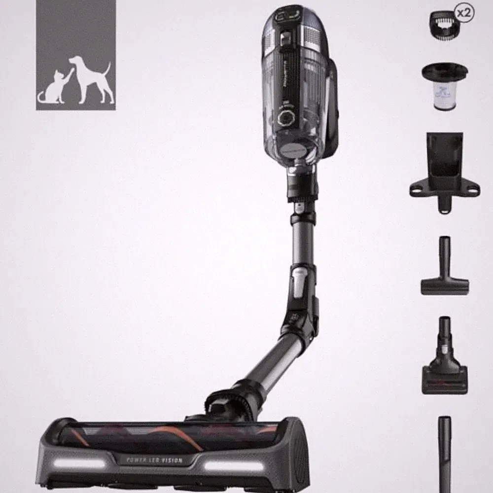 Rowenta Akku-Stielsauger RH99A9 X-Force Flex 14.60 Animal Grau-Schwarz