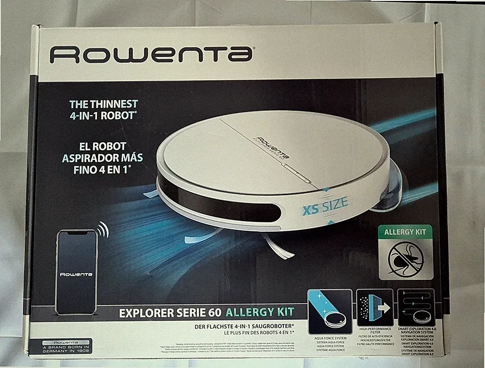 Rowenta Explorer 60 Allergy RR7447wh Saugroboter - Weiß