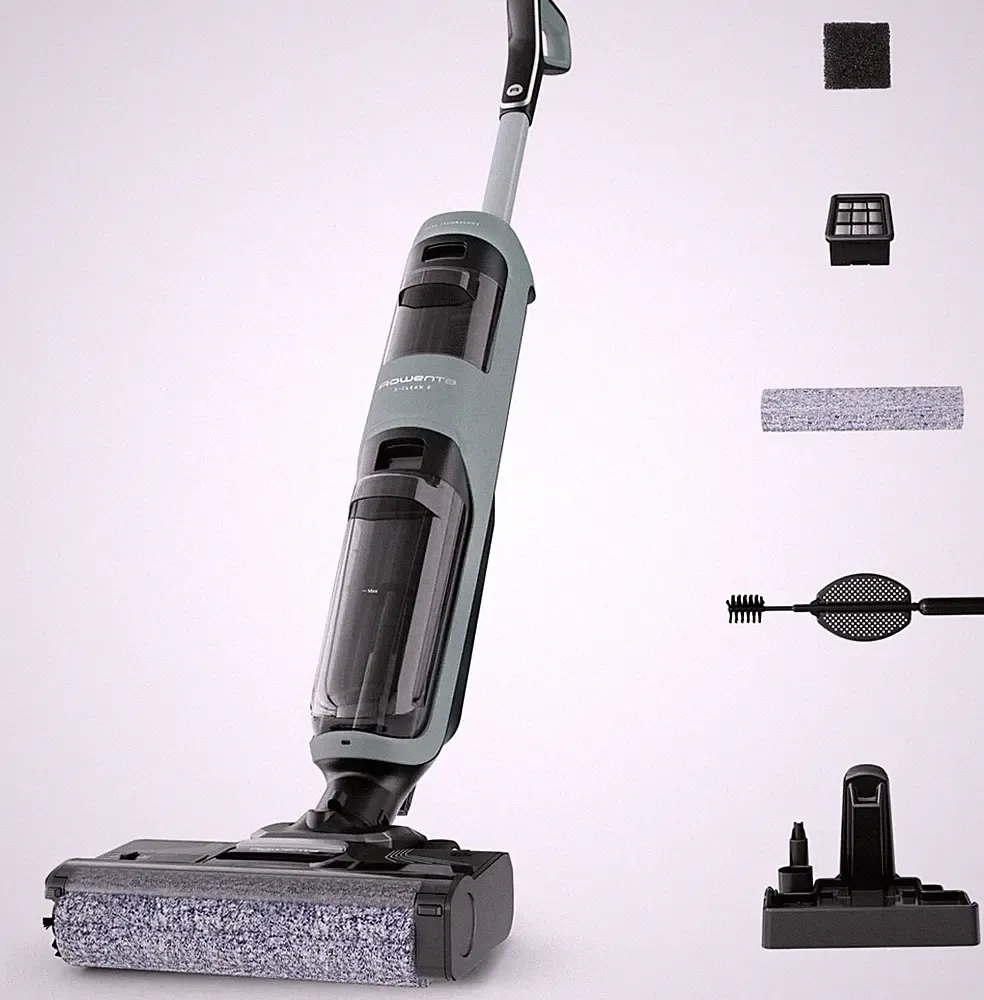 Rowenta GZ2262 X-Clean 2 2-in-1 Bodenreiniger, Saugen und Wischen
