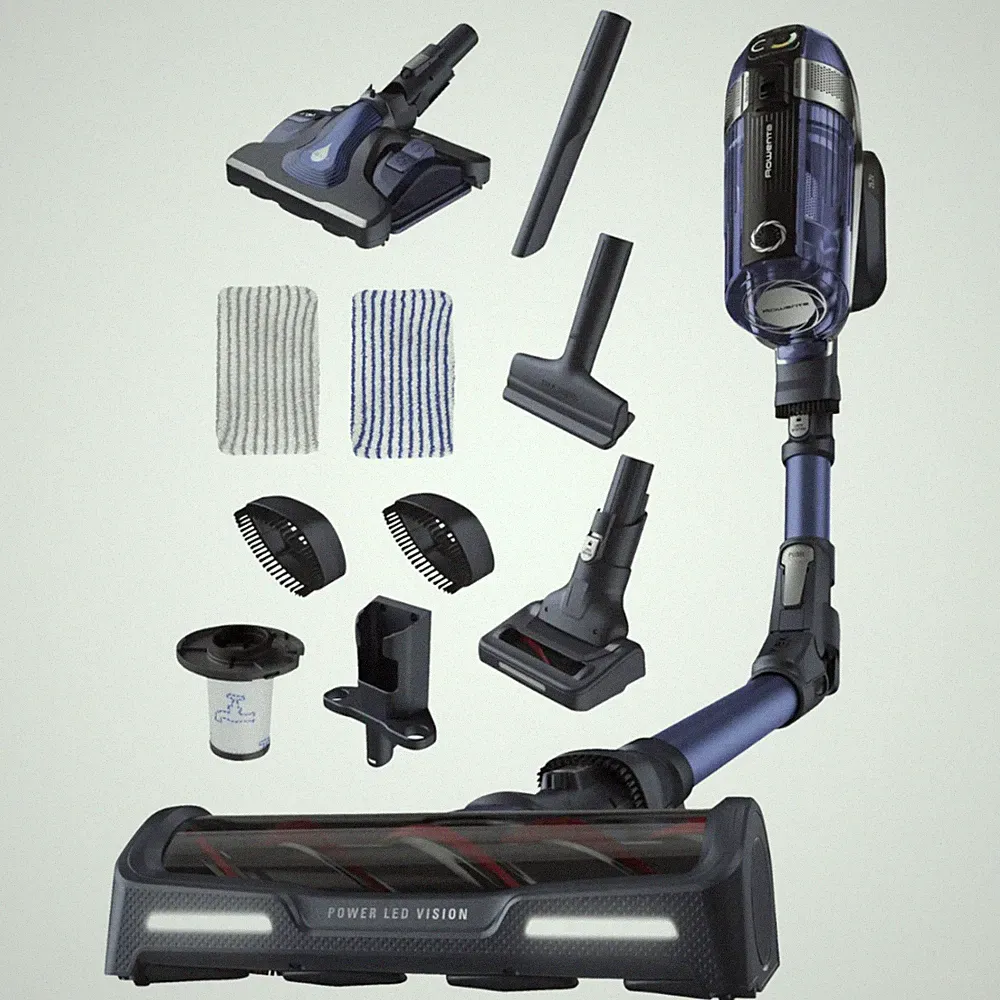 Rowenta RH9890WO X-FORCE 11.60 ANIMAL AQUA Akkustielsauger mit Wischfunktion