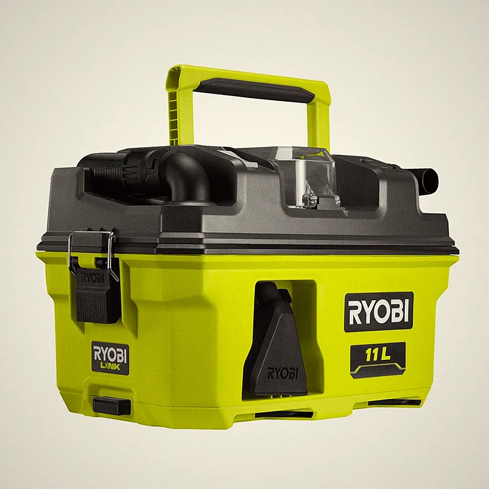 RYOBI Akku-Nass-Trockensauger 18V ONE+ 115AW 11L Behälter ohne Akku Ladegerät