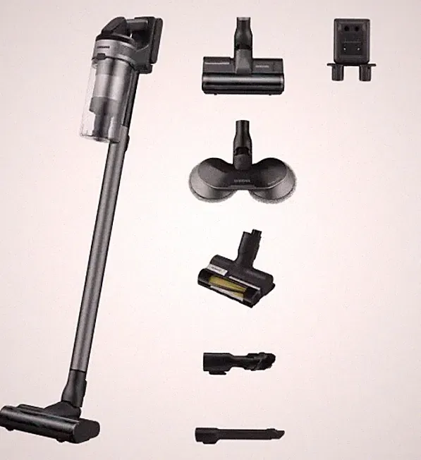 Samsung kabelloser Stielstaubsauger schwarz mit Ladestation & Düsen-Set