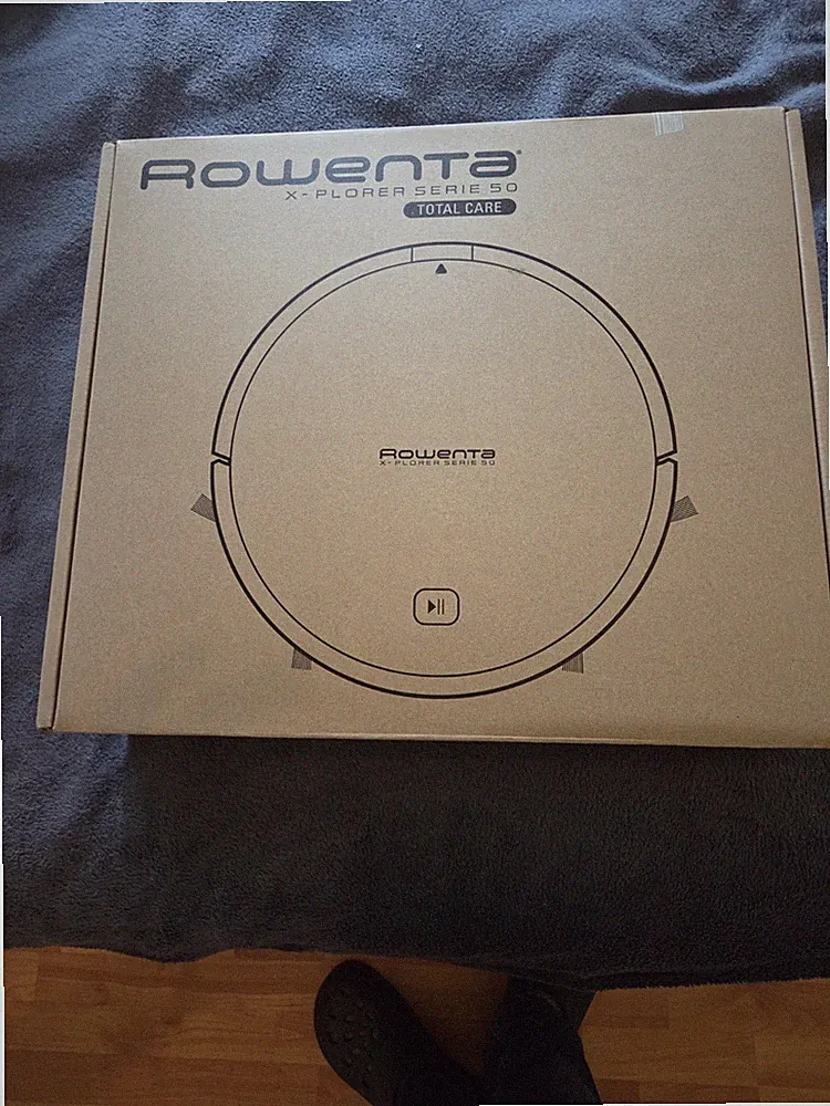 Saugroboter Staubsauger Wischroboter Rowenta RR7387 X-Plorer Series 50 weiß