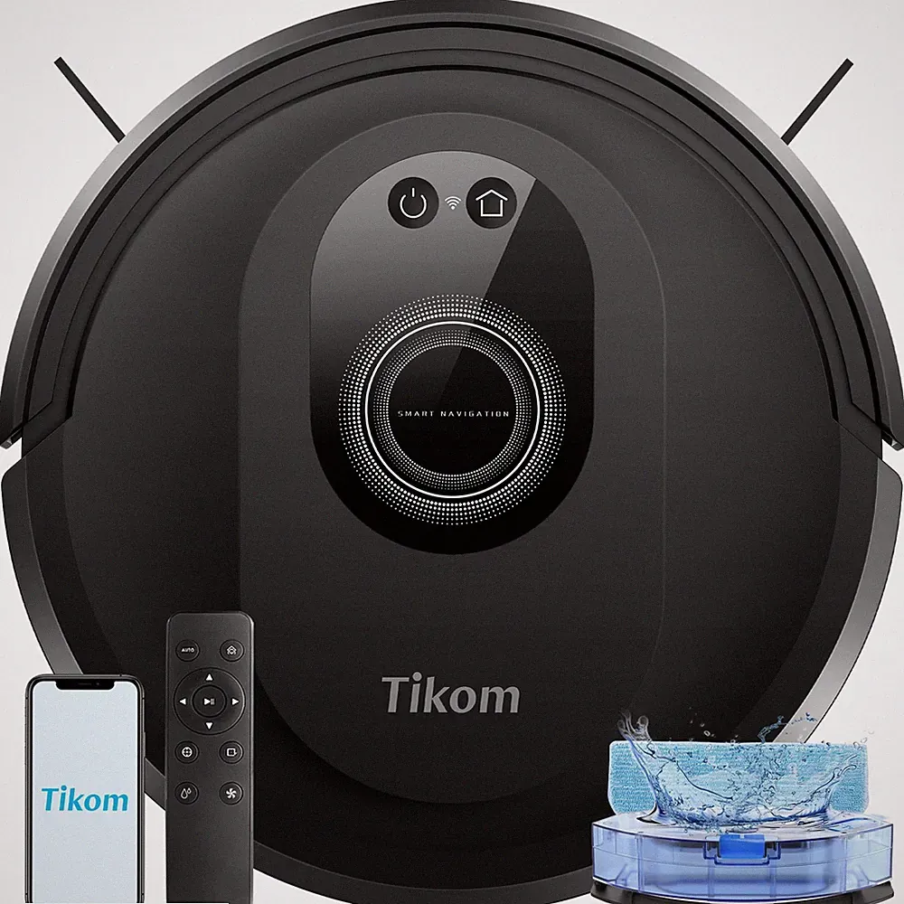 Saugroboter Wischfunktion WLAN Teppich Hartboden Tierhaare 5000Pa 150Mins