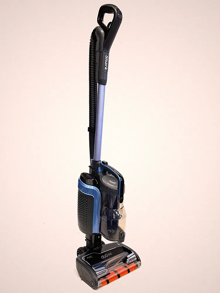 Shark ICZ160 Duo Clean kabelgebundener Stielstaubsauger blau Teppich generalüberholt