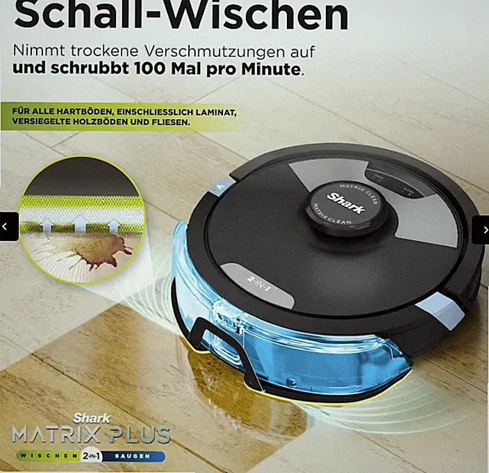 Shark Matrix Plus 2-in-1 Saugroboter