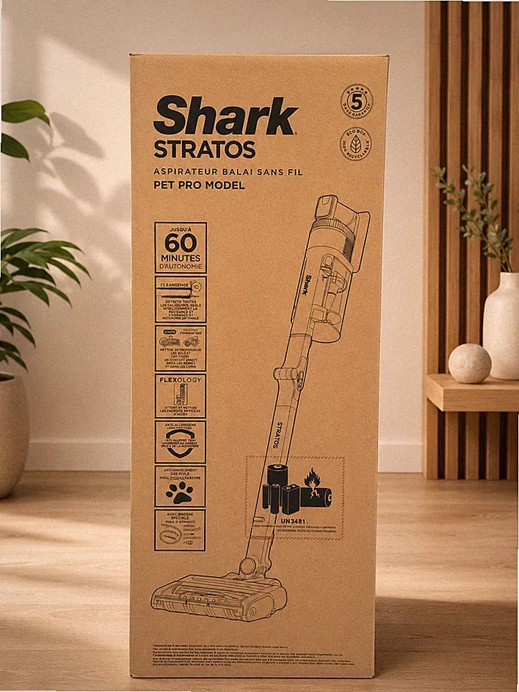 Shark Stratos IZ400EUTDB Akku-Staubsauger