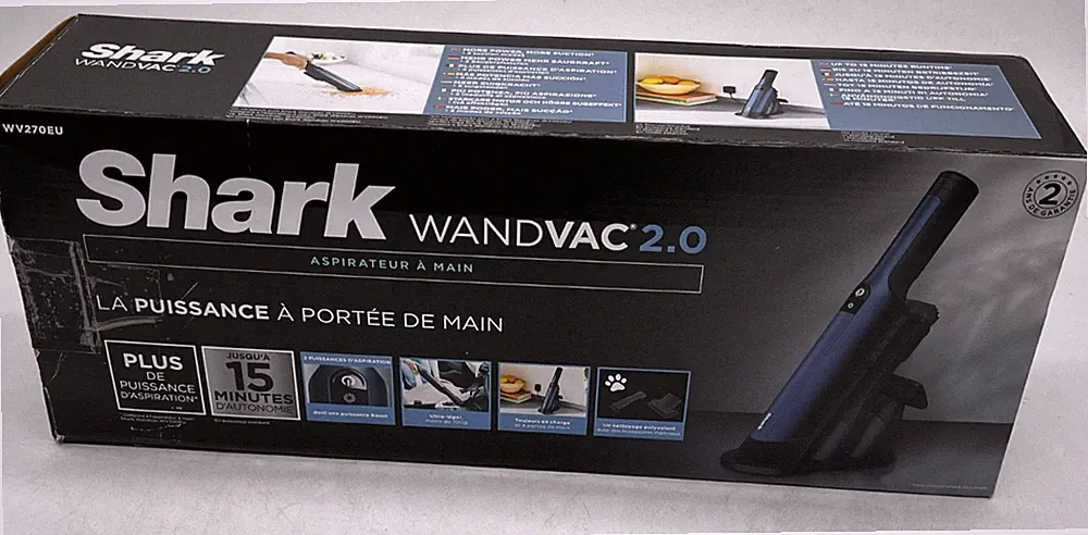 Shark Wandvac 2.0 Akku-Handstaubsauger - Schwarz/Blau (WV270EU) #TK2526A