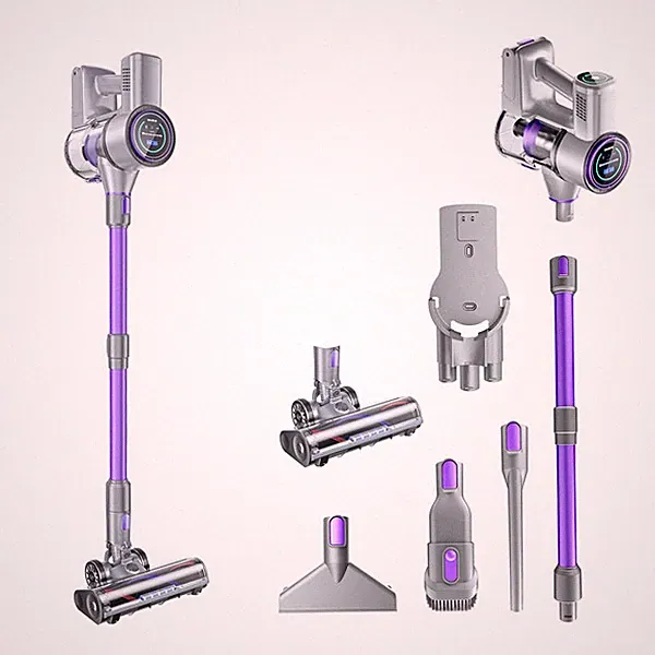 SMARTAI P40 Handstaubsauger Akkustaubsauger 8-in-1 Kabellos Teppich Tierhaare EU