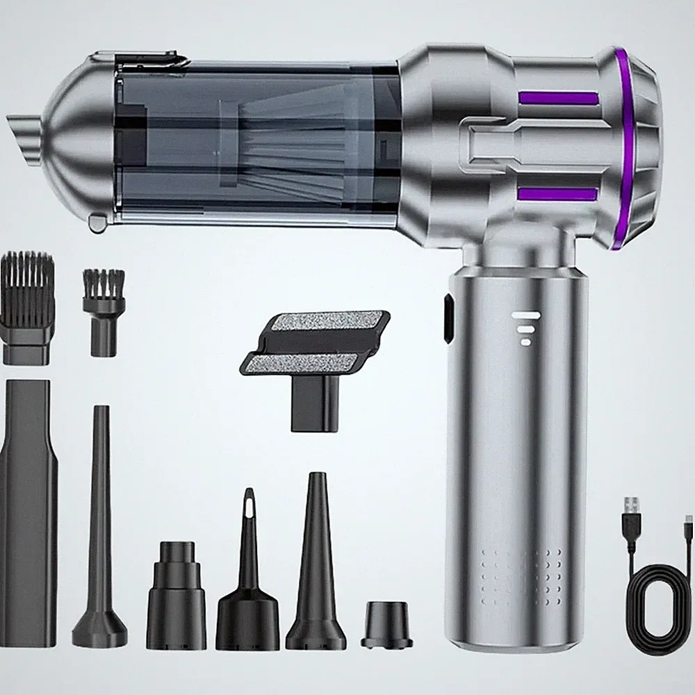 ST-6691Plus Akku-Handstaubsauger kabellos Brushless Auto Tierhaar Silber