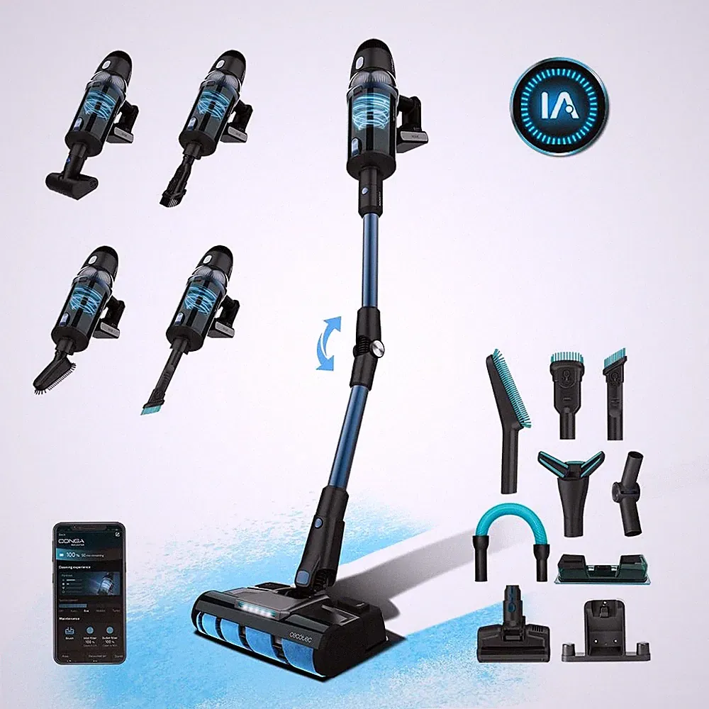 Staubsauger Cecotec Conga Rockstar 9500 Connected 230 W AI kabellos