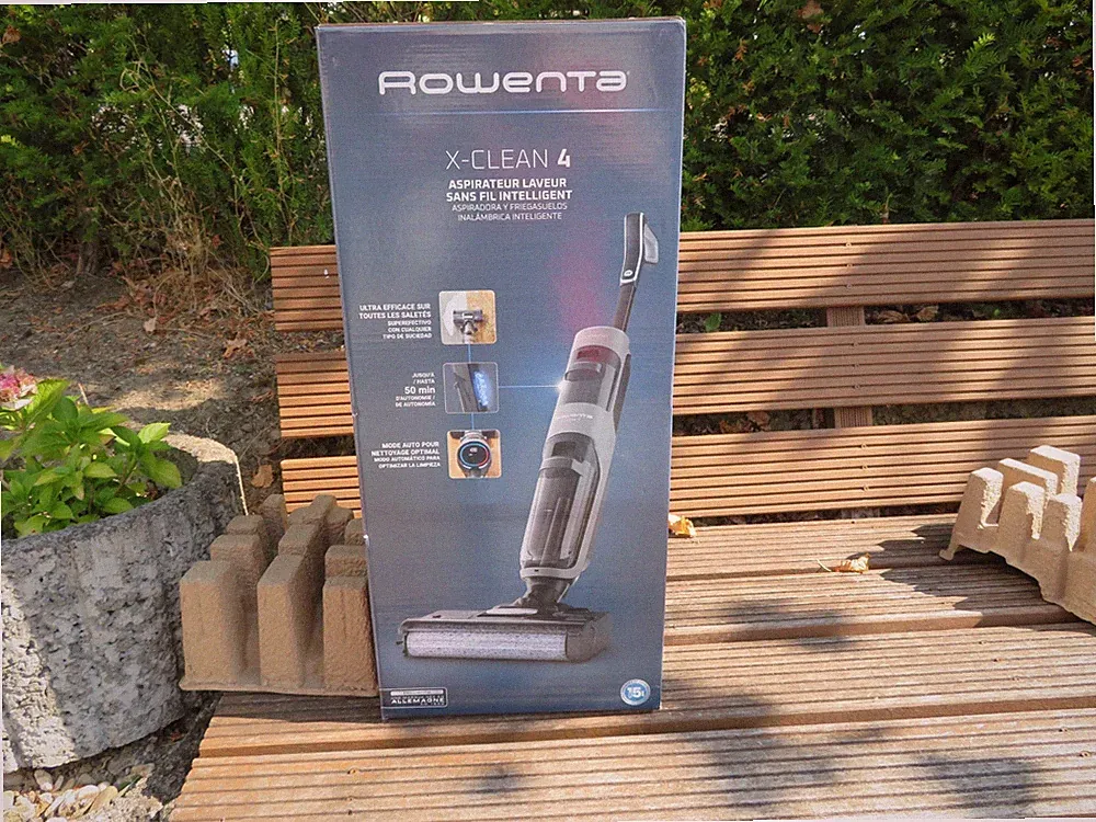 Staubsauger Rowenta X‑Clean 4 Nass‑ & Trockenstaubsauger Kabellos Grau